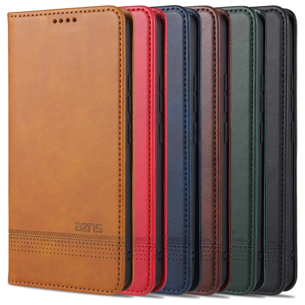 Роскошный магнитный адсорбционный кожаный чехол для Xiaomi Mi 10 Lite 5G / Mi 10 Youth 5G флип-чехол кошелек защитный чехол Capa Fundas