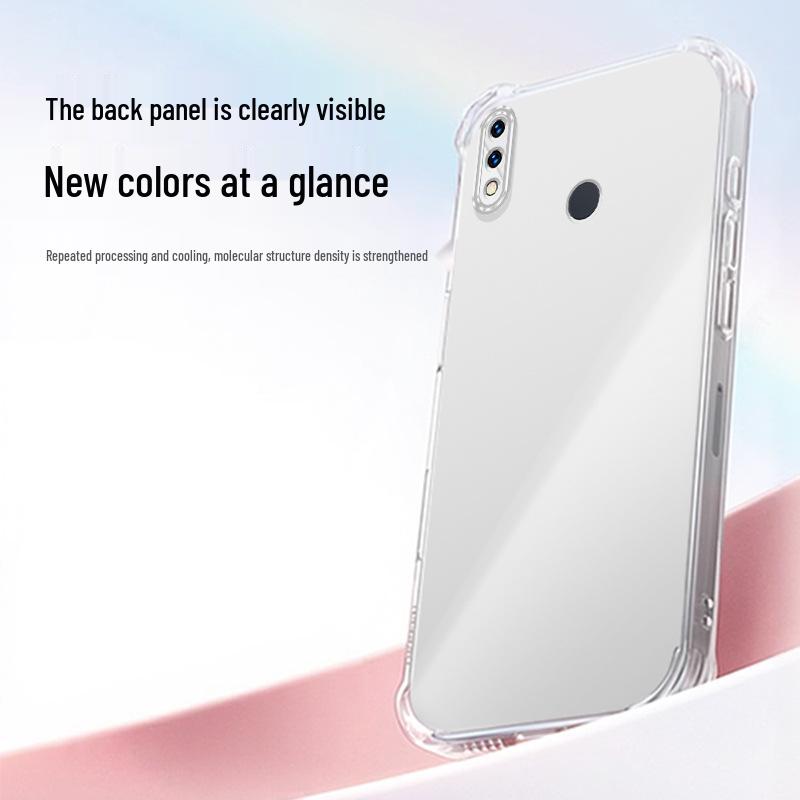 Huawei Enjoy 9 Plus/9s Transparent Anti-drop TPU Phone Case with Air Cushion Corners