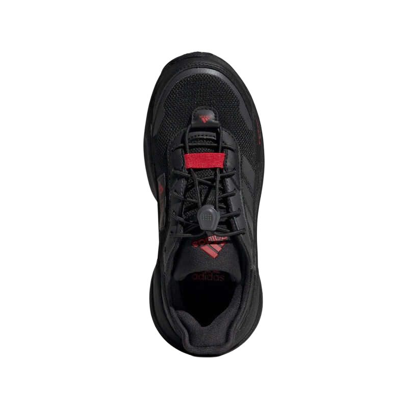Kids' Sneakers Adidas Fabric Abrasion Resistant Breathable Low top Kids' Running Shoes Black Red Kids'