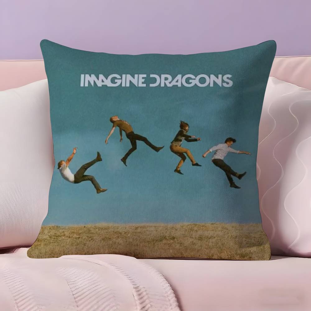 L-Imagine D-Dragons Наволочка Ультрамягкая, Безопасная для Кожи Ткань Облакоподобный Комфорт и Скрытая Молния
