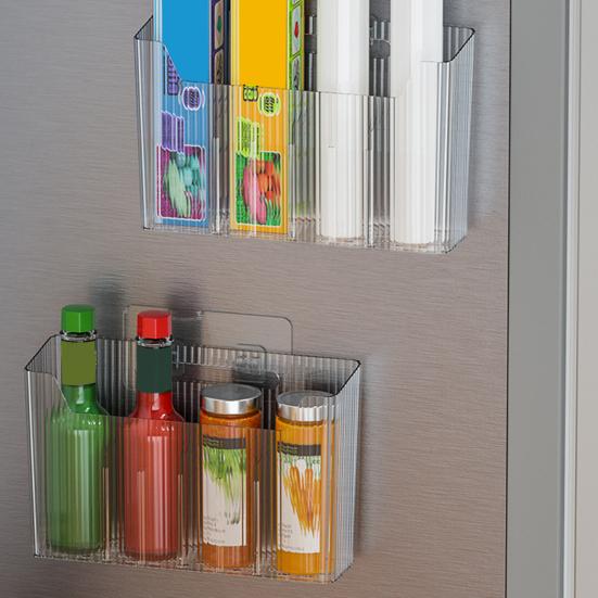 Kitchen Cabinet Door Storage Box 7kg Load Capacity Easy To Install Self-Adhesive Wall Mounted Kitchen Cupboard Organizer