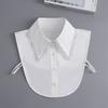 Woman White Lapel Fake Collar Vintage Detachable Shirt Collar for Women Blouse Sweater False Collar Lapel Top Neckwear Ties