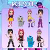8 шт./комплект Аниме Kpop Охотники на демонов Фигурка-игрушка Derpys Tiger Rumi Mira Zoey Sussy Фигурка Кукла Для детей Фанатов Подарок Украшение