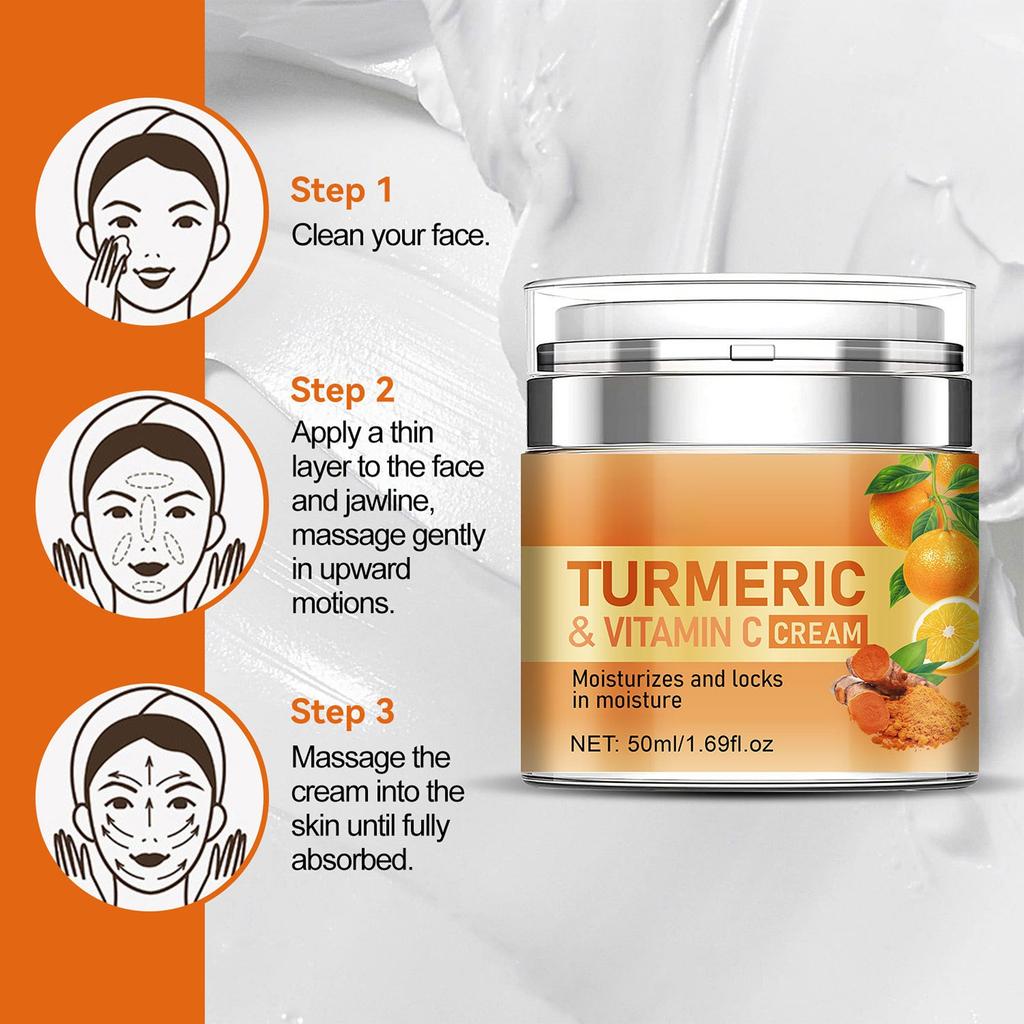 Увлажняющий крем с витамином С и куркумой 50 мл