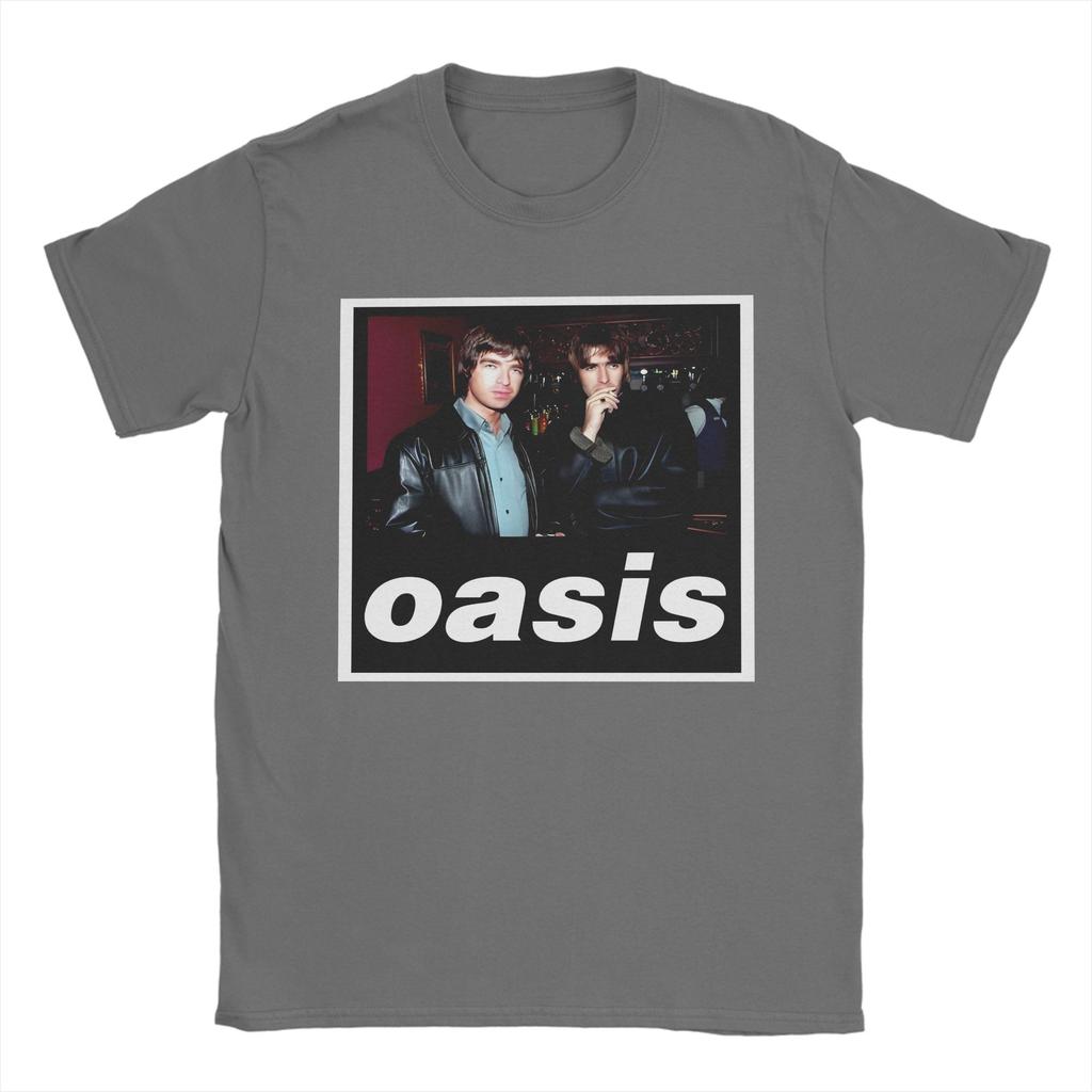 Новинка Футболки с принтом рок-группы O-Oasis Мужские с круглым вырезом с коротким рукавом Летние топы 100% Хлопок