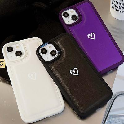 Cute Love Fundas для Iphone Xsmax Xr X 11 13promax 12 Promax 14 Pro Max Plus мультяшный кожаный чехол с сердечком Ins силиконовый мягкий чехол для телефона