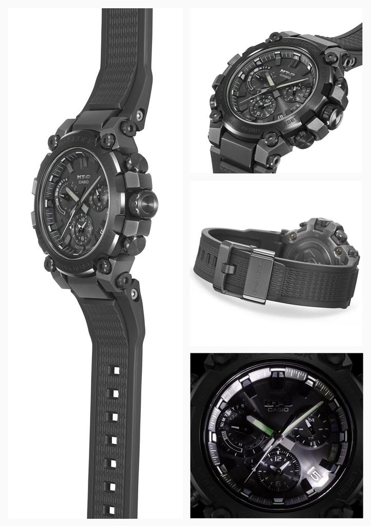 Часы Casio G-Shock MT-G Bluetooth с радиоконтролем и солнечной батареей, MTG-B3000B-1AJF, Мужские, Черные, Оригинальный японский продукт