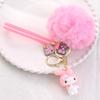 Cute Sanrio Cartoon Keychain: Kuromi & Cinnamoroll Plush Bag Charm