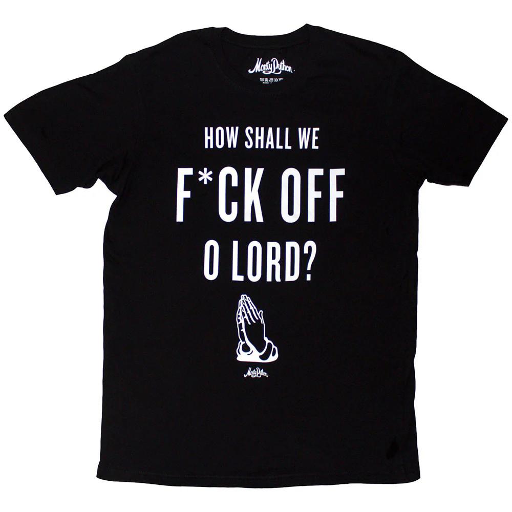 Monty Python TShirt F Off Black OFFICIAL NEW
