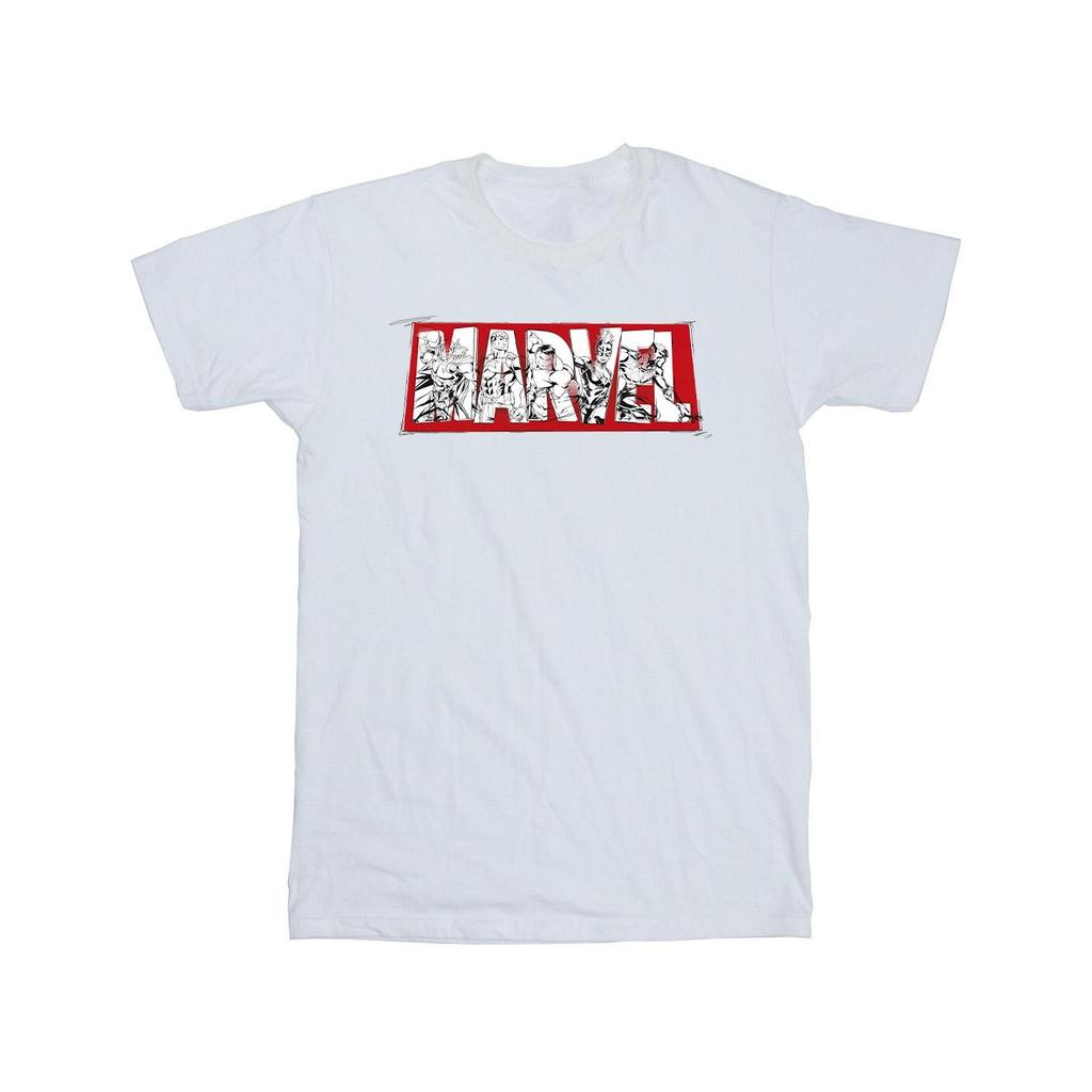 Marvel Мужская футболка с наполнителем «Мстители»