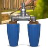 Вращающаяся двойная турбо-форсунка Сменное сопло 1/4" 4000 PSI 4-6 GPM Для мойки высокого давления, для двора, сада, уличного пространства