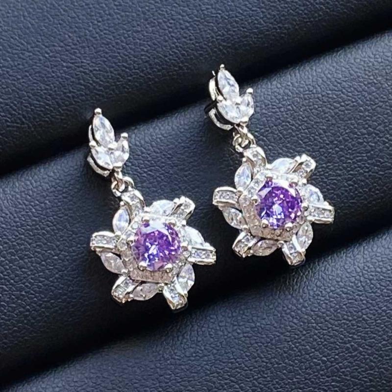 Sace Gems Классические кольца из медного сплава с цирконием, серьги, кулон, ожерелье, комплекты ювелирных изделий, подарки для свадебной вечеринки