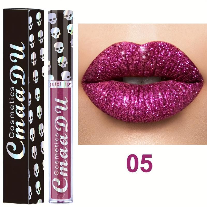 Skull Lip Gloss - Long Lasting, Moisturizing Liquid Lipstick For All Skin Types, Radiant Adult Makeup, Lightweight  - Variety Pack