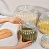 Storage Jar with Airtight Lid Large Capacity Food Grade BPA Free Transparent Design Dust-Proof Grain Rice Container