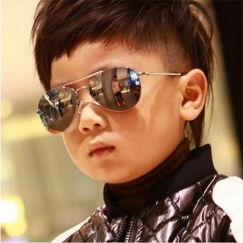 2019 Sunglasses New Fashion Baby Kids Boy Girl Pilot Sunglasses Metal Frame Goggles Glasses for Kids Children