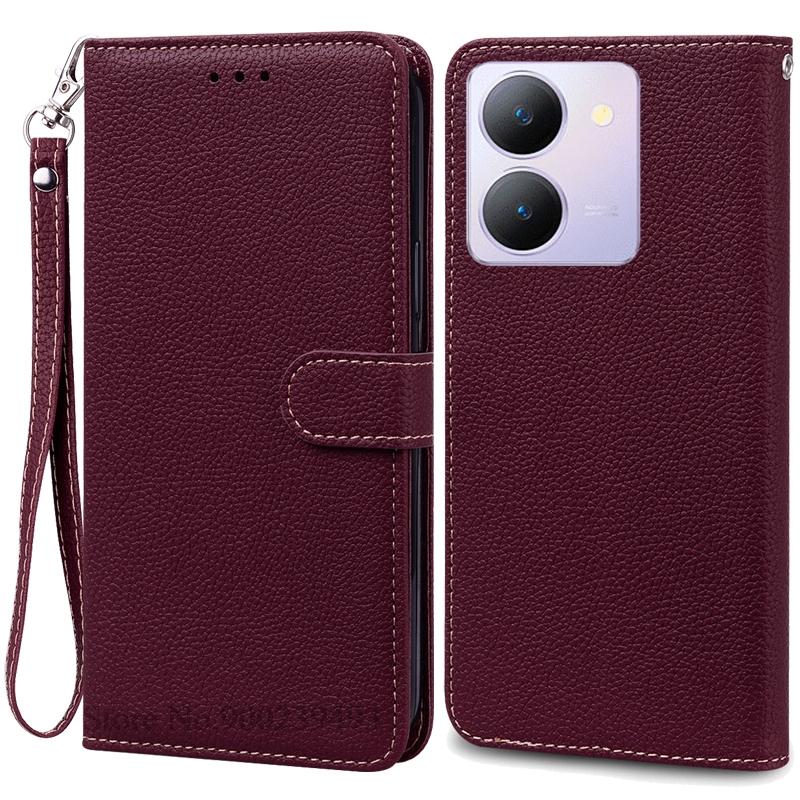 Для Vivo Y27S чехол кожаный кошелек раскладной телефон чехол для Vivo Y27 5G чехол для Vivo Y27 5G чехол Coque Funda Vivo Y27s телефон чехол