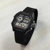 Casio Мужские ЧАСЫ для ПОДРОСТКОВ Черные AE-1200WH-1A(Watch3--)