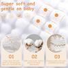 6pcs Baby Burping Cloth Large 20''x10'' Extra Soft and Absorbent Muslin Burp Cloths 100% Cotton Washcloths For Baby