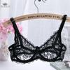 Sexy Exquisite Lace Women Bras Non-paded Plus Size Steel Ring Push Up Bra Hollow Out Bralette