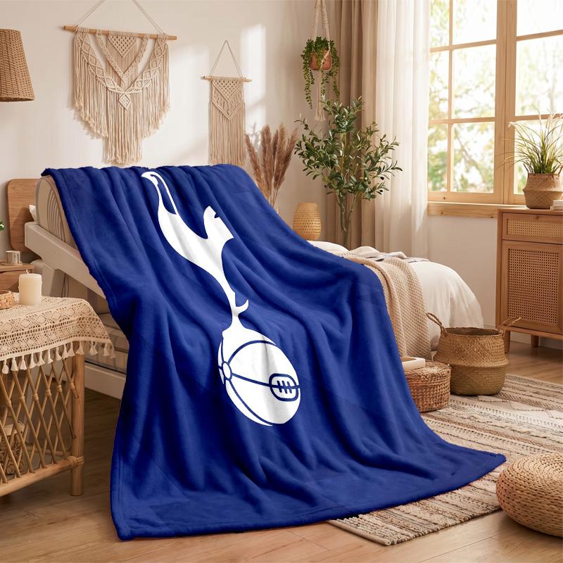 Tottenham Hotspur Print Flannel Blanket Soft Warm Sofa Bed Throw Blanket For Home Office Bedroom