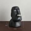 Statue tissue box, napkin storage bucket, Easter Island portrait resin tissue box holder, bar napkin box, hotel room decoration