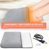 USB Foot Warmer Pad Soft Winter Feet Warmer Foot Heating Pad Heated Foot Warmer Electric Heating