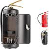 Portable Bottle Holder Red/Black Hidden Liquor Cabinet Fire Extinguisher Storage System  Bar