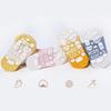5Pairs Cotton Kids Ankle Sock Letter Toddle Walking Socks Creative Baby Floor Socks  Daily