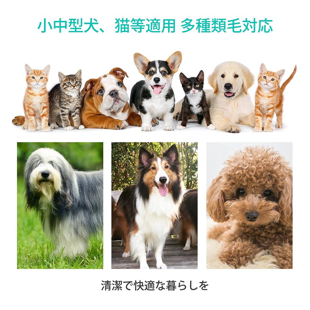 Щетка и пылесос Neabot Pet Clipper Dog Cat Beauty Device 5 в 1 Многофункциональный пылесос для домашних животных Набор для ухода за домашними животными Электрическая машинка для стрижки включает в себя волосы