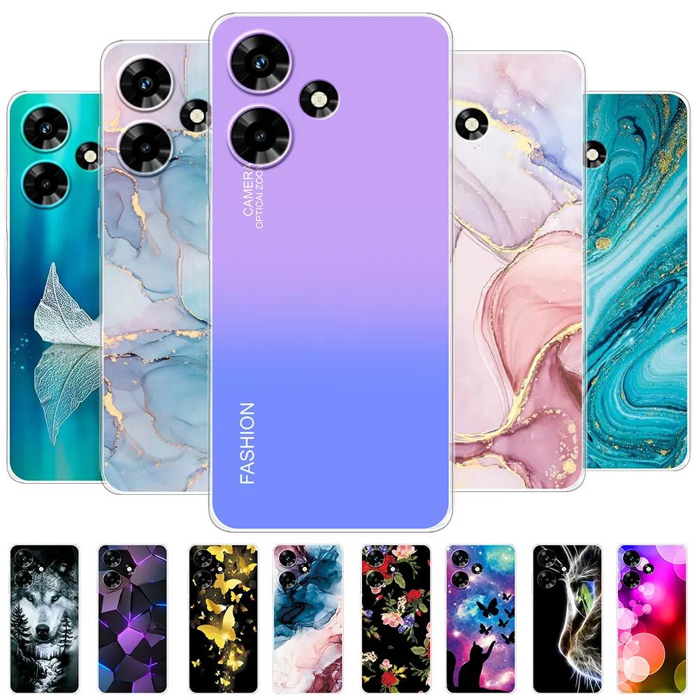 Чехол-бампер для Infinix Hot 30 Для Infinix Hot 30i 30i NFC Прозрачный Мягкий Силикон Защитный Чехол для Телефона Для Infinix Hot 30 Play Coque