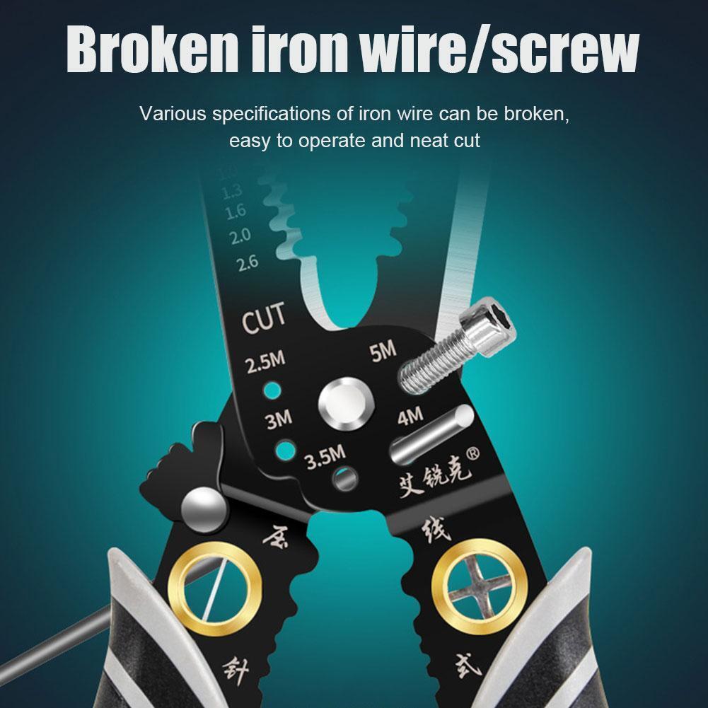 Многофункциональные инструменты для зачистки проводов, инструмент для зачистки проводов, обжим электрического кабеля