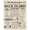 Stuff4 51st Birthday Poster Unframed - Born In 1975 Newspaper - Happy 51 Birthday for Men Women Retro Vintage Gifts Back In 1975, 8x10 Inch Bday