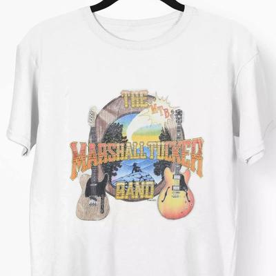 1983 Marshall Tucker Band Just Us Tour Футболка, ретро новая футболка Размер S-4XL Унисекс Футболка Графическая футболка