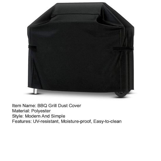 Пылезащитный чехол для гриля для барбекю, водонепроницаемая ткань Оксфорд, устойчивый к ультрафиолетовому излучению, влагостойкий, легко чистящийся, чехол для наружного гриля