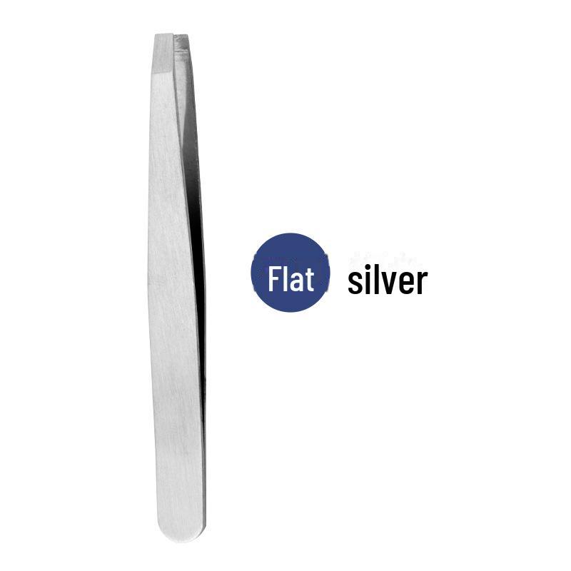 Пинцет для бровей из нержавеющей стали толщиной 1,2 мм со скошенной кромкой для точного удаления волос