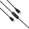 Кабель питания USB Type-C для Raspberry Pi с выключателем для 4B/3B+/Zero 2W, поддерживает ток 3 А