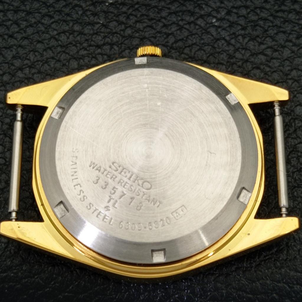 REFURBISHED VINTAGE SEIKO 5 AUTOMATIC JAPAN MENS BLACK DIAL WATCH a434407-2