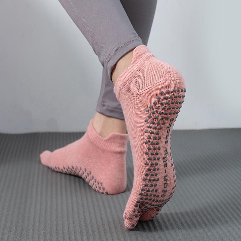 Носки ToeSox с открытой спиной, нескользящие, для йоги и пилатеса, с пятью пальцами — всесезонное качество