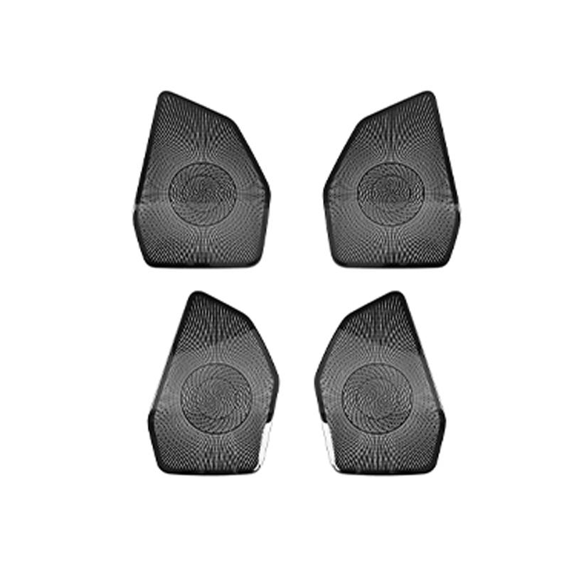 2PCS Car Interior A-pillar Tweeters/Door Speaker Decorative Stickers Stainless Steel Material LHD RHD For KIA EV3 2024 2025 2026