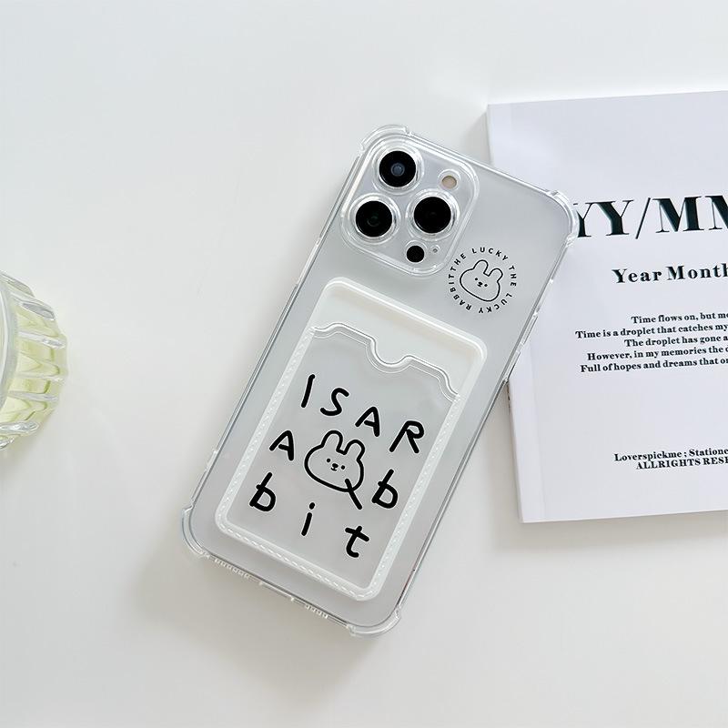 Чехол Zhitai Creative Cartoon Card для iPhone 13/14Pro/15Promax/16