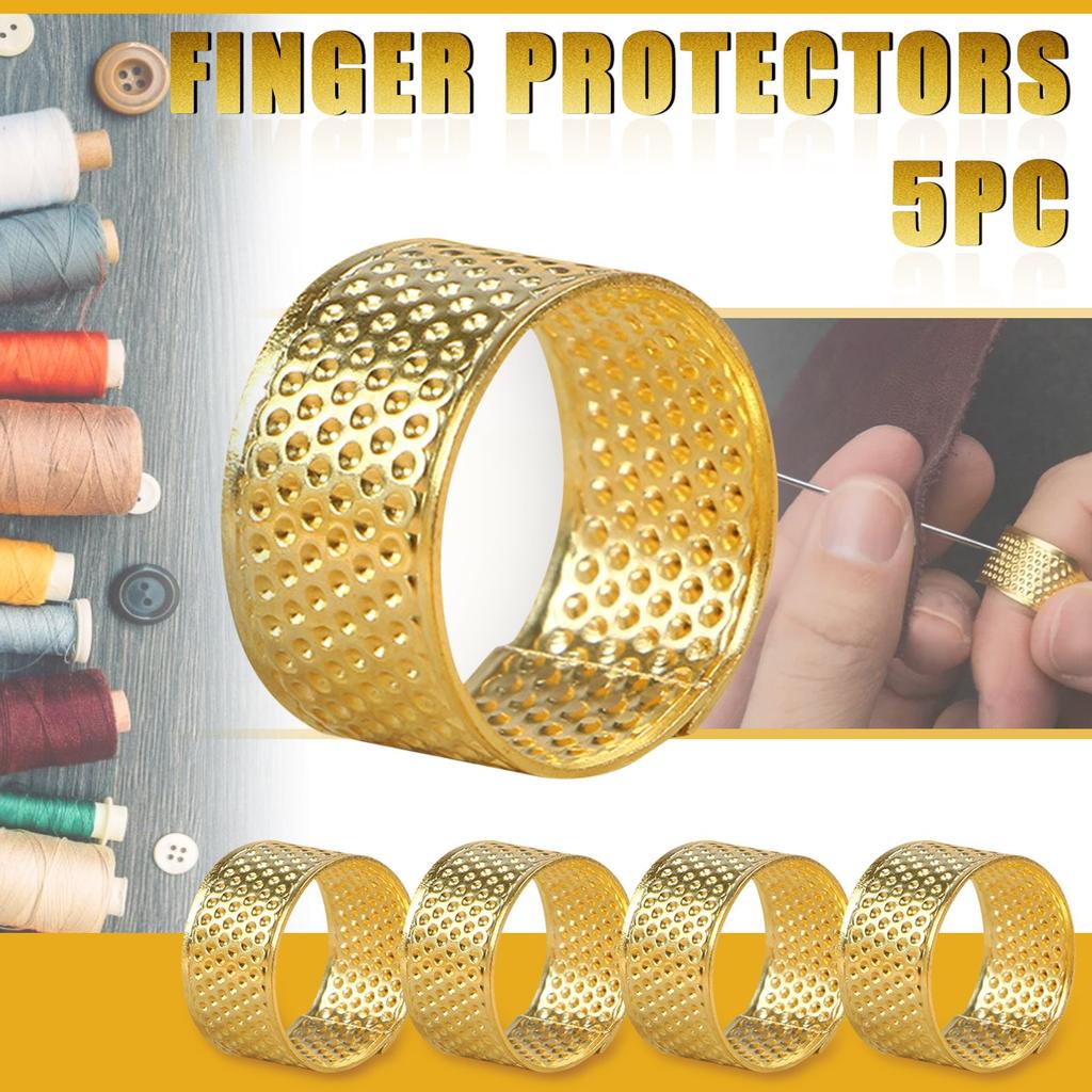 5 шт., защита для пальцев для шитья, квилтинга, вышивки, ремесла