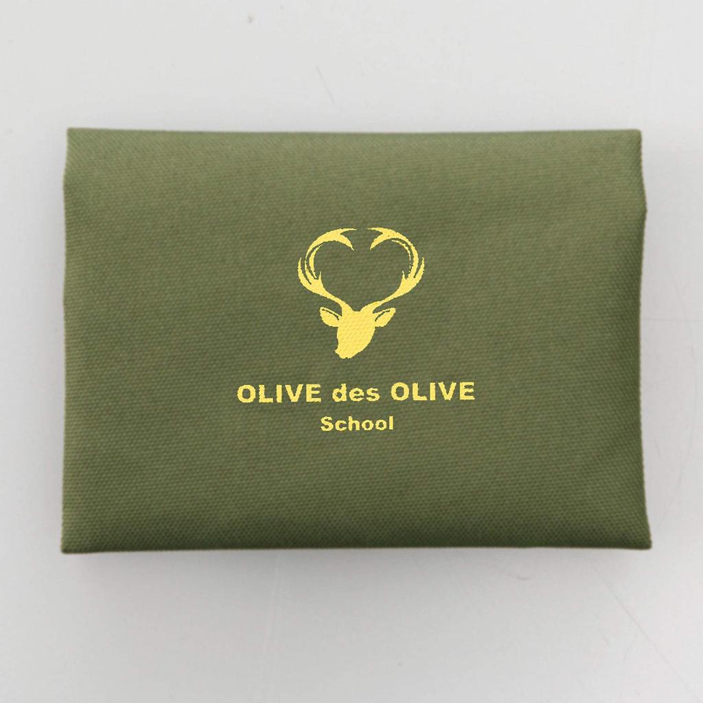 Olive des Olive School x Rinka Tanabe Collaboration "Pocket-Packed" Daypack, 30L, For School Commuting, Girls, Black x Green, 2K30033