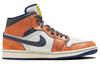 Jordan 1 Mid SE Summit White Crimson Bliss Deep Royal Blue Iron Grey