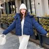 Autumn Winter Thicken Warm Parka Women Casual Sweety Solid Color Big Pocket Loose Hooded Coat Jackets Outwear