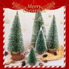 Artificial Mini Wooden Christmas Tree Small Cedar Pine For Home Room Decor Halloween Party New Year 2025 Navidad Ornaments