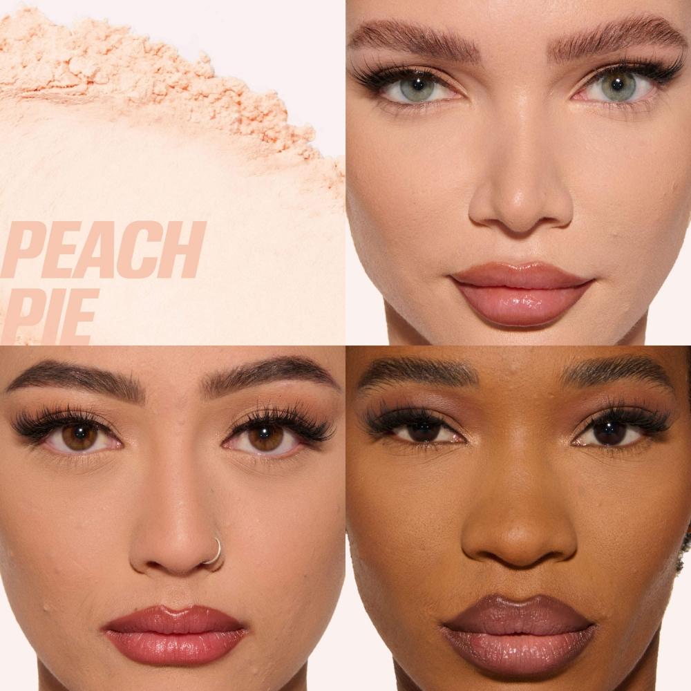 Huda Beauty Мини-пудра для запекания и фиксации Easy Bake 0,21 унции 6 г Peach Pie Средний/Загорелый с теплыми подтонами