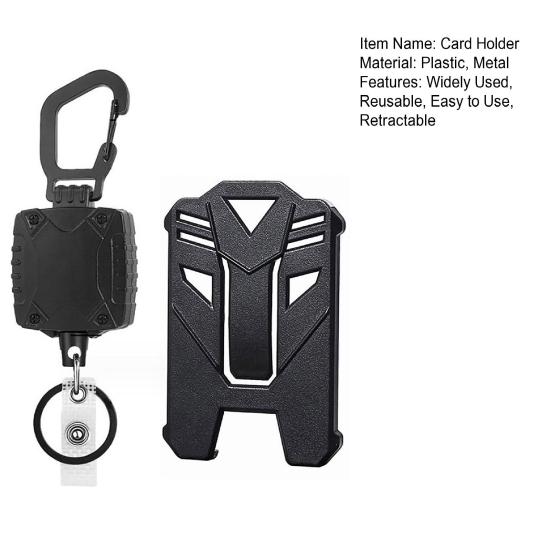 Катушка для значка, выдвижной ремешок, держатель для ключей, сверхмощный выдвижной карабин, брелок для ключей, держатель для идентификационной карты, офисные аксессуары