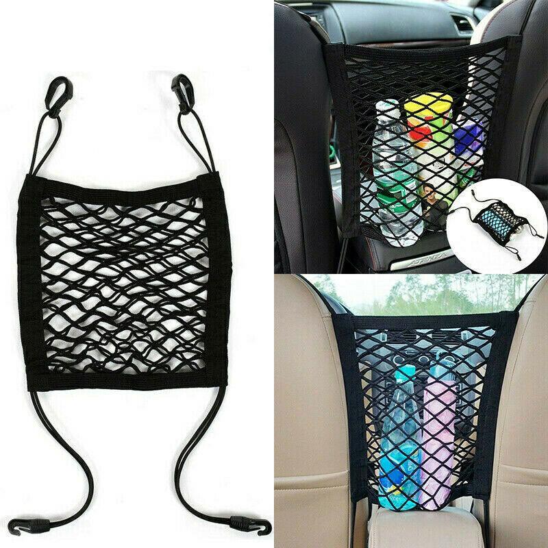 Эластичная сетчатая сумка между органайзером для автомобильного сиденья, карманом для хранения багажа