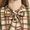 Bcbg Tie Check Blouse B5f8b433