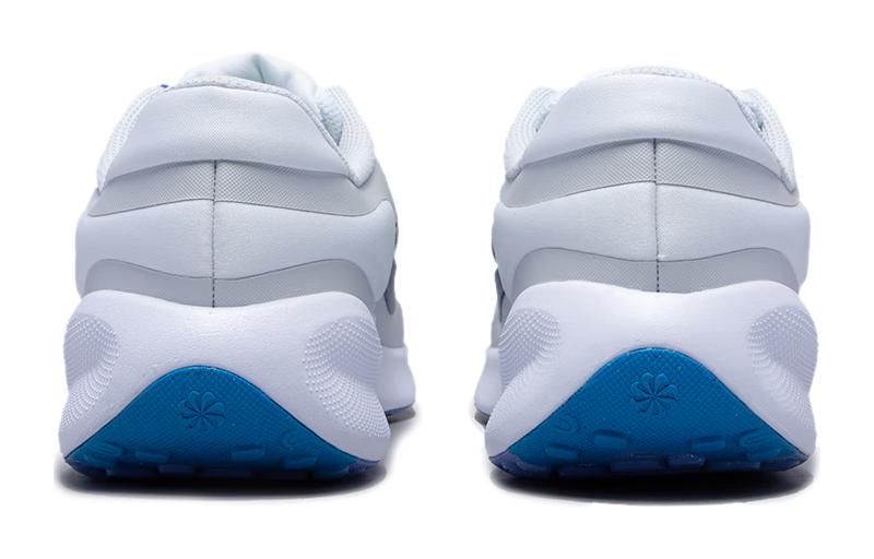 Nike REVOLUTION 7 GS Износостойкие Дышащие Низкие Детские Беговые Кроссовки Сине-Белые FN4991-100